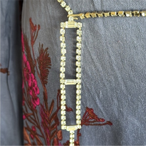 Vintage Mid Century Art deco Rhinestone Belt main image 6